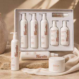 Flurella Nourishing Curls Complete Hair Care Set – 8 Piece