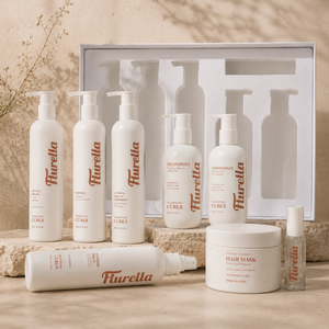 Flurella Nourishing Curls Complete Hair Care Set – 8 Piece