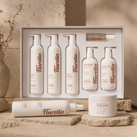 Flurella Nourishing Curls Complete Hair Care Set – 8 Piece